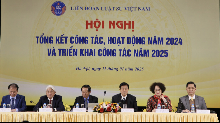 Liên đoàn Luật sư Việt Nam tổng kết hoạt động năm 2024 và triển khai công tác năm 2025 1 Liên đoàn Luật sư Việt Nam đã tổ chức hội nghị: “Tổng kết hoạt động năm 2024 và triển khai công tác năm 2025”.
