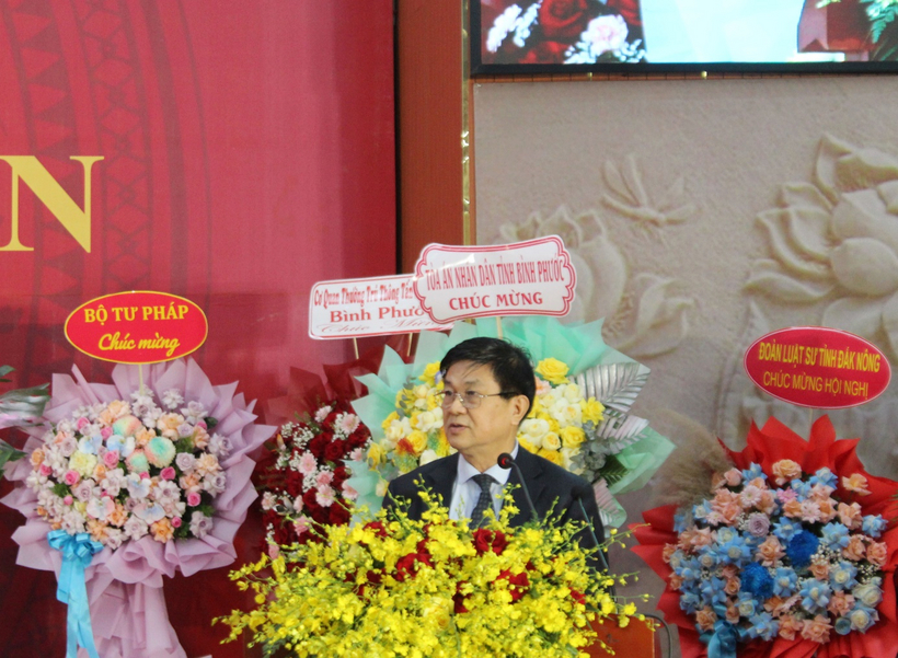 Luật sư, Tiến sĩ Đỗ Ngọc Thịnh phát biểu tại Hội nghị.