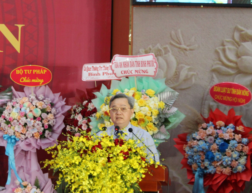 Ông Nguyễn Minh Hợi phát biểu tại Hội nghị.