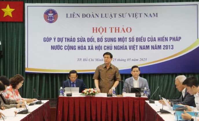 Luật sư, Tiến sĩ Đỗ Ngọc Thịnh phát biểu khai mạc Hội thảo.