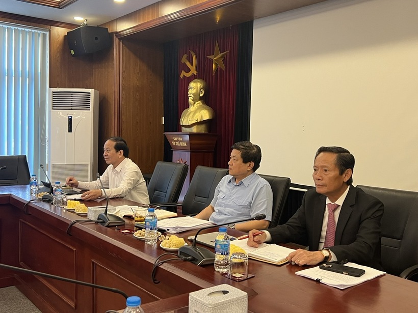 Thường trực Liên đoàn Luật sư Việt Nam chủ trì cuộc họp.