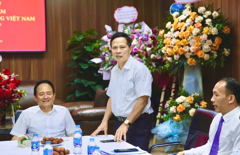 Tạp chí Luật sư Việt Nam gặp mặt thân mật nhân Kỷ niệm 100 năm Ngày Báo chí Cách mạng Việt Nam 4 PGS. TS. Trung tướng Trần Văn Độ.
