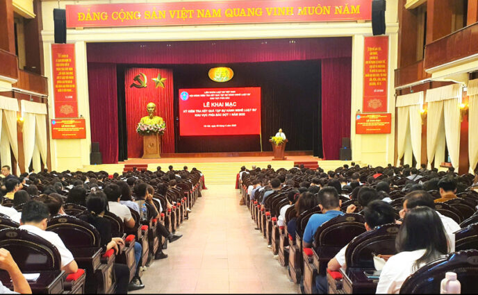 Toàn cảnh buổi lễ.