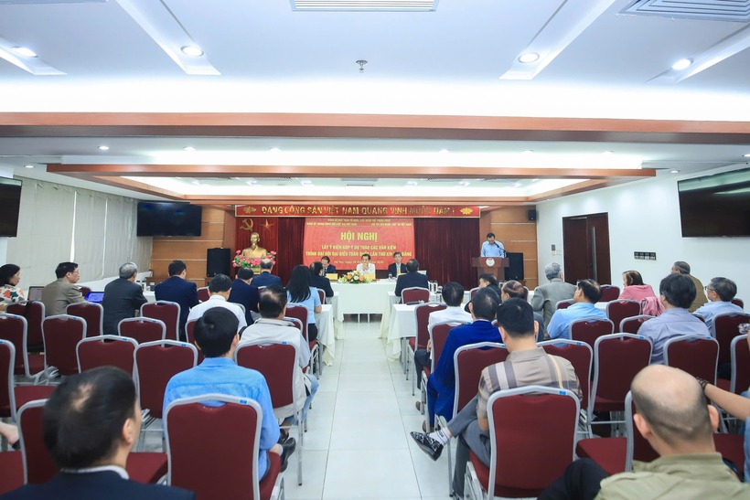 HỘI NGHỊ GÓP Ý HOÀN THIỆN DỰ THẢO VĂN KIỆN ĐẠI HỘI XIV 1 Toàn cảnh Hội nghị. (Ảnh:Hữu Thắng)