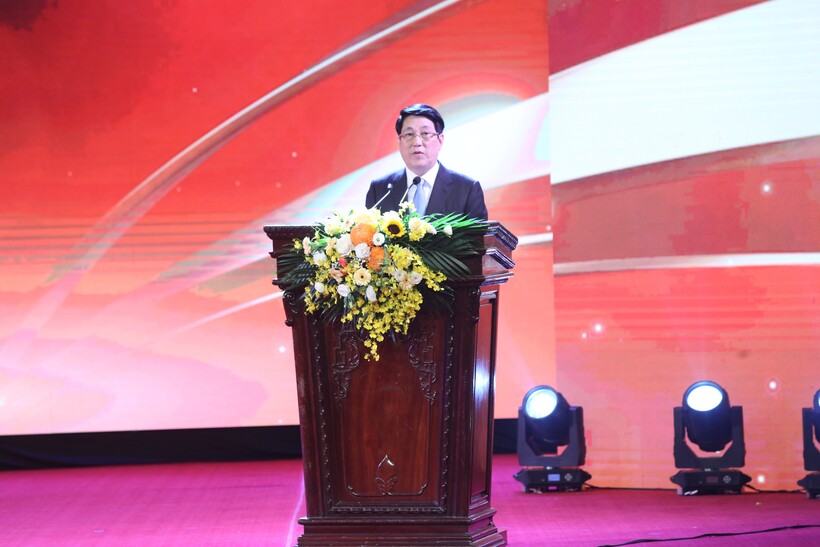 Lễ Kỷ niệm 80 năm Ngày Truyền thống Luật sư Việt Nam: Tiếp tục đổi mới, làm tròn chức năng xã hội cao quý 3 Chủ tịch nước Lương Cường phát biểu tại Lễ Kỷ niệm.