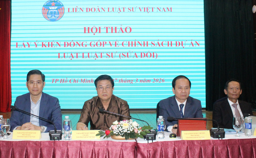 Hội thảo đã nhận được nhiều ý kiến đóng góp xây dựng thực tiễn trong quá trình hành nghề từ các luật sư.