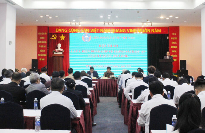 Ngày 07/03, tại TP. Hồ Chí Minh, Liên đoàn Luật sư Việt Nam đã tổ chức Hội thảo lấy ý kiến đóng góp về chính sách dự án Luật Luật sư (sửa đổi).