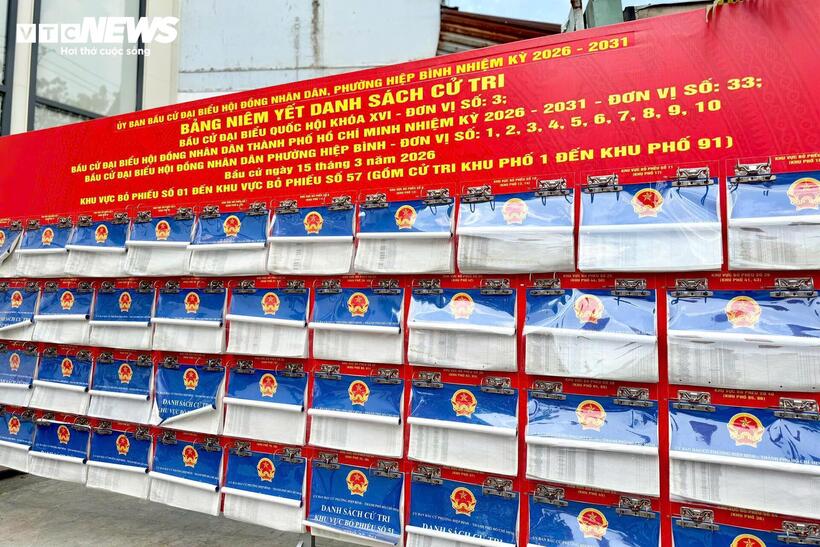 Niêm yết danh sách cử tri trước ngày bầu cử để đảm bảo công khai, minh bạch.