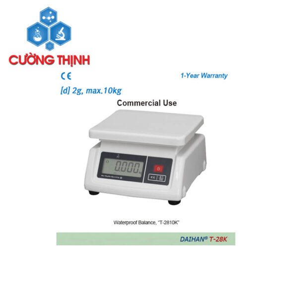 Cân kỹ thuật số T-2810K chống thấm nước (Daihan - Hàn Quốc) 2 Cân kỹ thuật số chống thấm nước T-2810K (Daihan - Hàn Quốc)