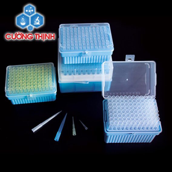 Hộp típ 1000 μl, tiệt trùng, 96 tip/hộp