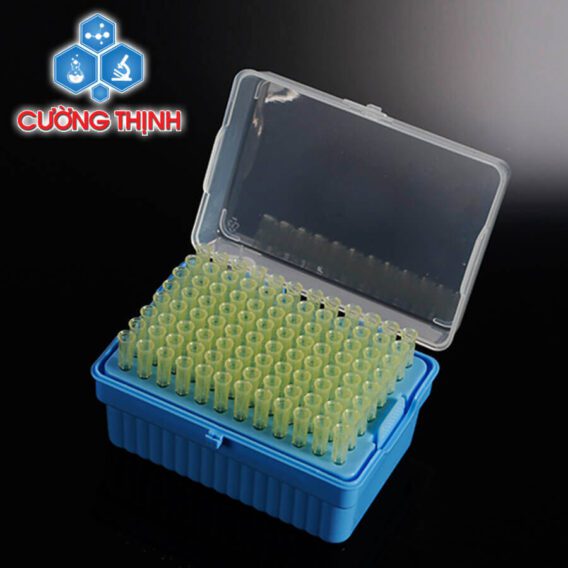 Hộp típ 200 μl, tiệt trùng, 96 tip/hộp