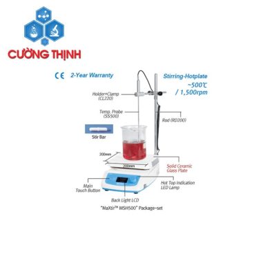Máy khuấy từ gia nhiệt MaXtir MSH500 (Daihan - Hàn Quốc) 12 Máy khuấy từ gia nhiệt MaXtir MSH500 (Daihan - Hàn Quốc)