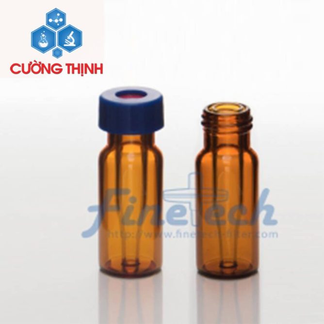 Chai vial nhựa ngắn VP9C, trong suốt 0.3ml 