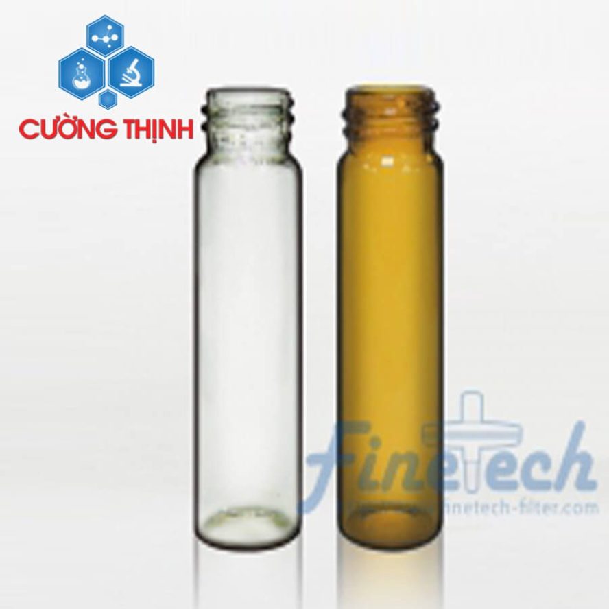 Chai vial thủy tinh V12A, trong suốt 12ml (Finetech - Đài Loan) 2 Câu chuyện về chai vial thủy tinh V12A, trong suốt 12ml