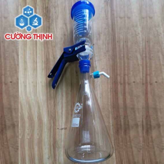 Bộ lọc thủy tinh 300ml đường kính 47mm (Finetech - Đài Loan) 2 Bộ lọc thủy tinh 1000ml dung tích phễu 300ml (Finetech - Đài Loan)