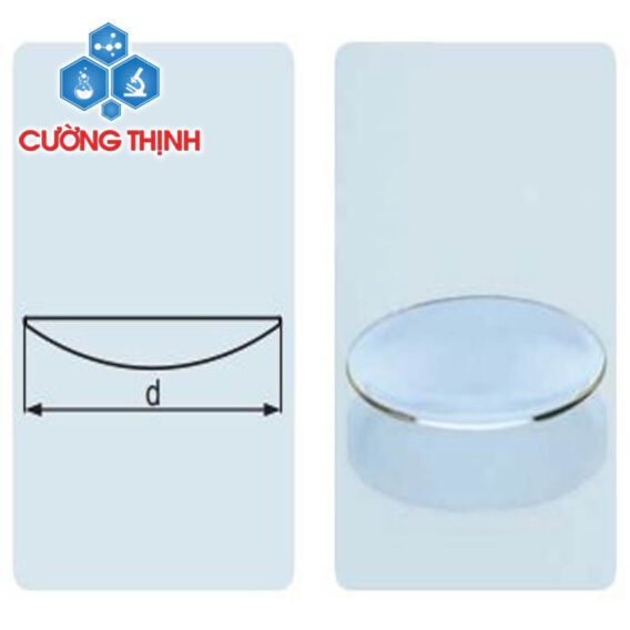Mặt kính đồng hồ đường kính 125mm (Duran - Đức) 2 Mặt kính đồng hồ đường kính 125mm