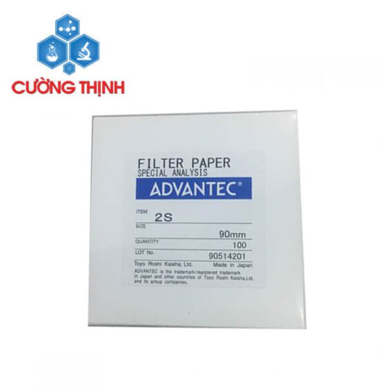 Giấy lọc cho tách chiết pha Số 2S (Advantec - Nhật Bản)