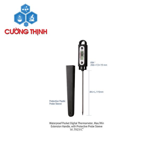 Máy đo nhiệt kế kỹ thuật số chống thấm A1.T9231C (Daihan - Hàn Quốc)