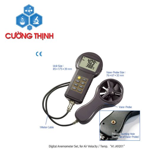 Bộ đo tốc độ gió kỹ thuật số A1.A9201 (Daihan - Hàn Quốc)