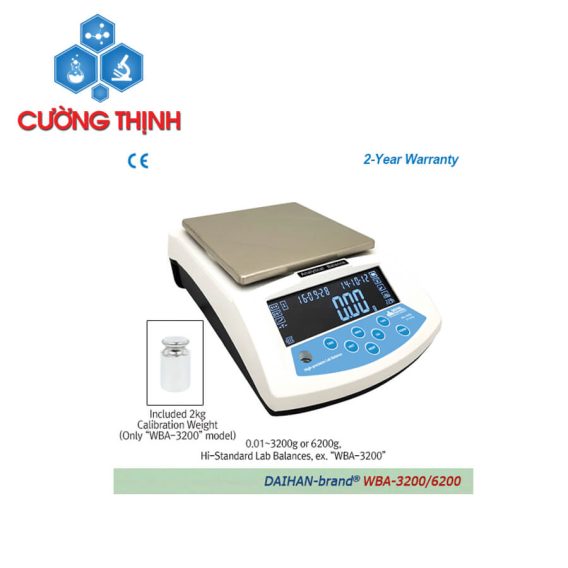 Cân kỹ thuật WBA-3200/6200 (Daihan - Hàn Quốc)