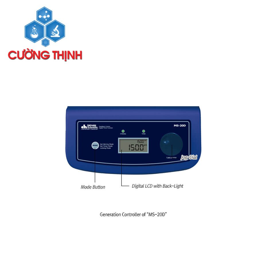 Máy khuấy từ MS-20D và MS-20A (Daihan - Hàn Quốc) 2 Máy khuấy từ MS-20D và MS-20A (Daihan - Hàn Quốc) - Ảnh 2