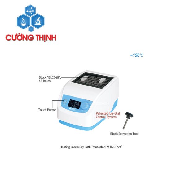 Máy ủ gia nhiệt khô hiệu năng cao MaXtable H20 (Daihan - Hàn Quốc)