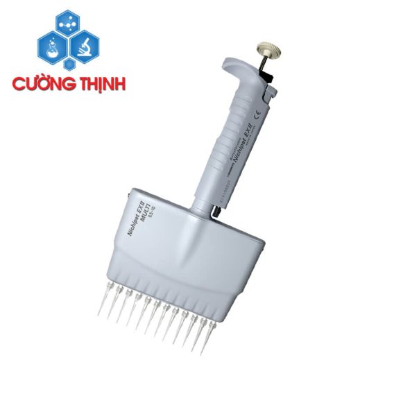 Micropipet 12 kênh Nichipet EX II MULTI 0.5ul – 300ul (Nichiryo - Nhật Bản)