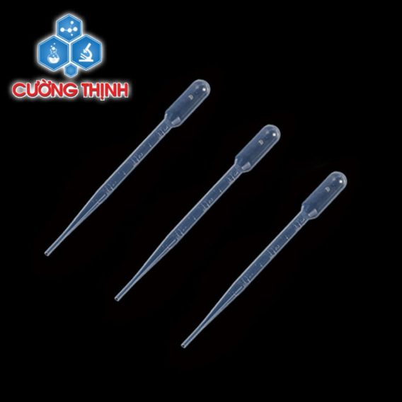 Pipet pasteur 3 ml, độ dài 162mm, 500 cái/túi (Biologix - Mỹ)