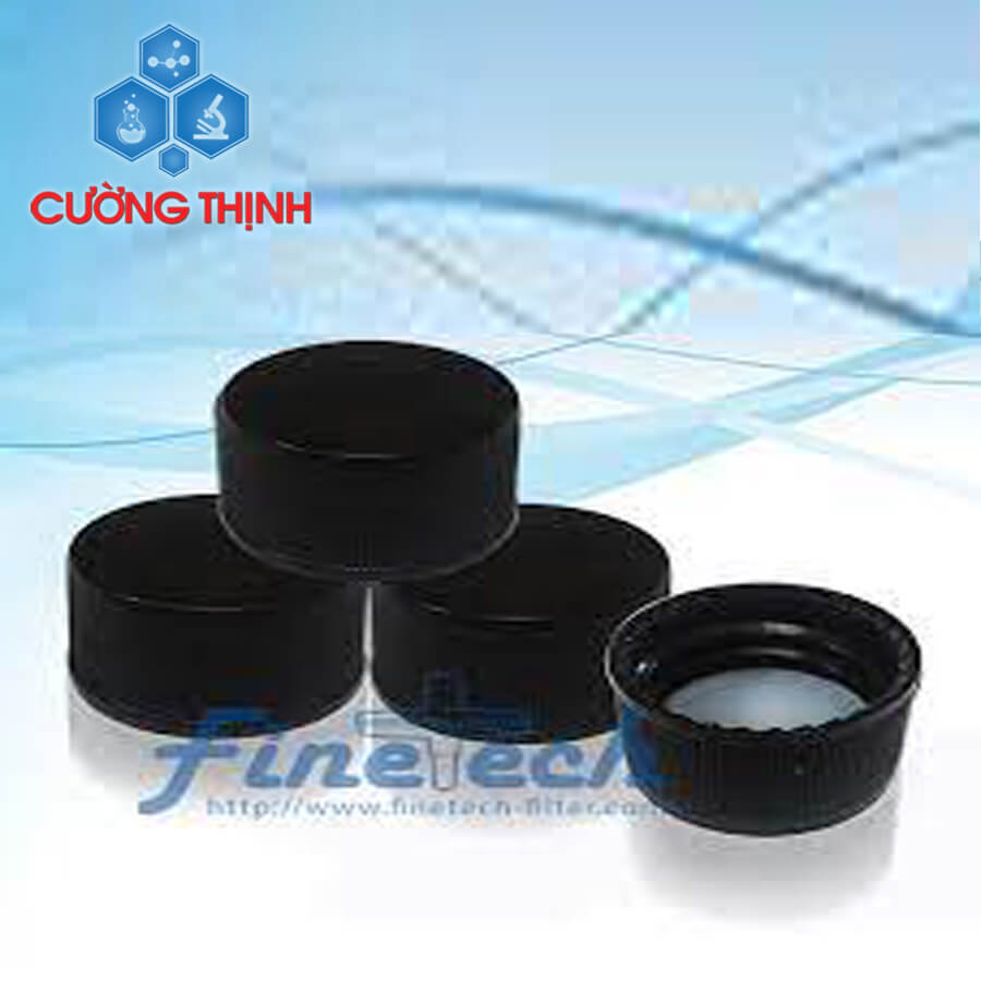 Nắp lọ đựng mẫu màu đen – SC15D15B (Finetech - Đài Loan) 1 Miếng đệm – S22B