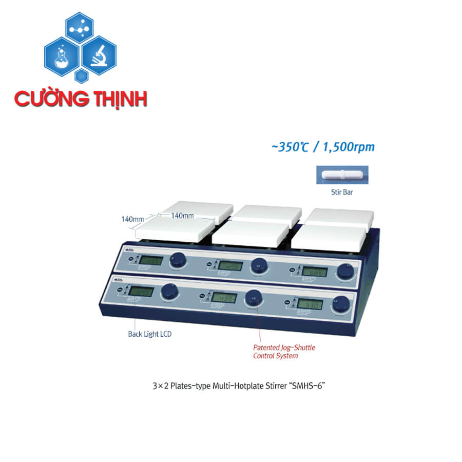 Máy khuấy từ gia nhiệt nhiều vị trí SMHS (Daihan - Hàn Quốc) 2 Máy khuấy từ gia nhiệt nhiều vị trí SMHS (Daihan - Hàn Quốc) - Ảnh 2