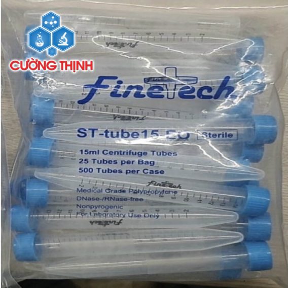 Ống ly tâm polypropylen đáy hình nón 15mL (Finetech - Đài Loan) 2