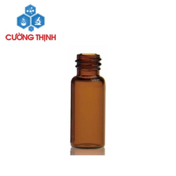 Chai vial thủy tinh V13C, màu hổ phách 4ml không nắp (Finetech - Đài Loan)