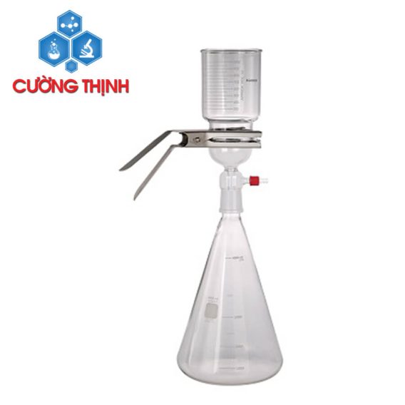 Bộ Lọc Thủy Tinh 4000ml Phễu 1000ml ĐK Lọc 90mm VF10 (Rocker - Đài Loan)