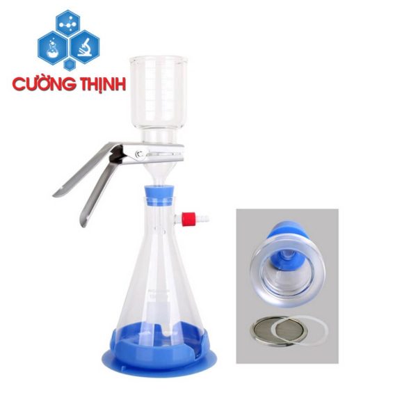 Bộ Lọc Vi Sinh Thủy Tinh VF7 f47mm Phễu 300ml (Rocker - Đài Loan)