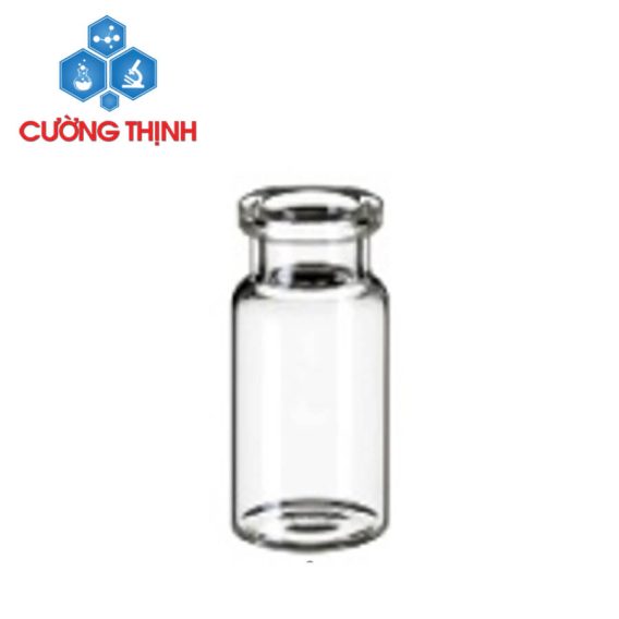 Chai vial thủy tinh VH06A, trong suốt 6ml không nắp (Finetech - Đài Loan)