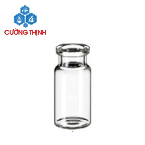 Chai vial thủy tinh VH10A, trong suốt 10ml không nắp (Finetech - Đài Loan)