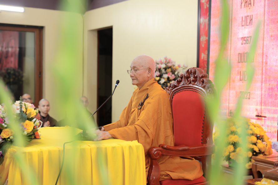 HÒA THƯỢNG TUYÊN LUẬT SƯ THƯỢNG MINH HẠ THÔNG QUANG LÂM THUYẾT GIẢNG TẠI TÙNG LÂM HÒA PHÚC 33 11 2