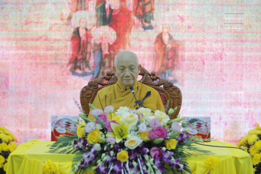 HÒA THƯỢNG TUYÊN LUẬT SƯ THƯỢNG MINH HẠ THÔNG QUANG LÂM THUYẾT GIẢNG TẠI TÙNG LÂM HÒA PHÚC 20 18 1