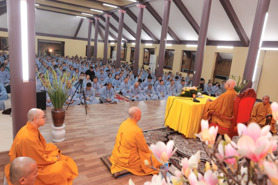 HÒA THƯỢNG TUYÊN LUẬT SƯ THƯỢNG MINH HẠ THÔNG QUANG LÂM THUYẾT GIẢNG TẠI TÙNG LÂM HÒA PHÚC 23 2 12