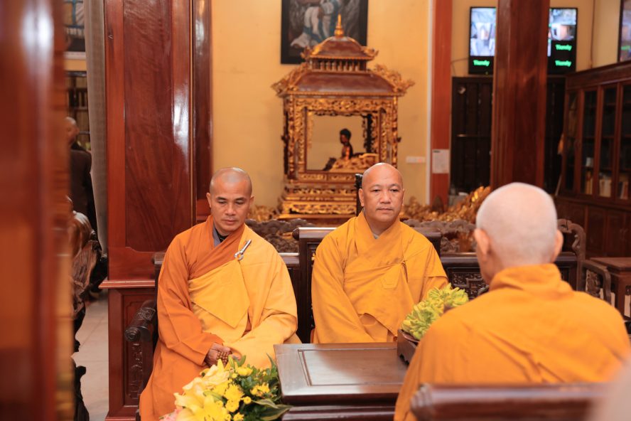 HÒA THƯỢNG TUYÊN LUẬT SƯ THƯỢNG MINH HẠ THÔNG QUANG LÂM THUYẾT GIẢNG TẠI TÙNG LÂM HÒA PHÚC 7 3 9