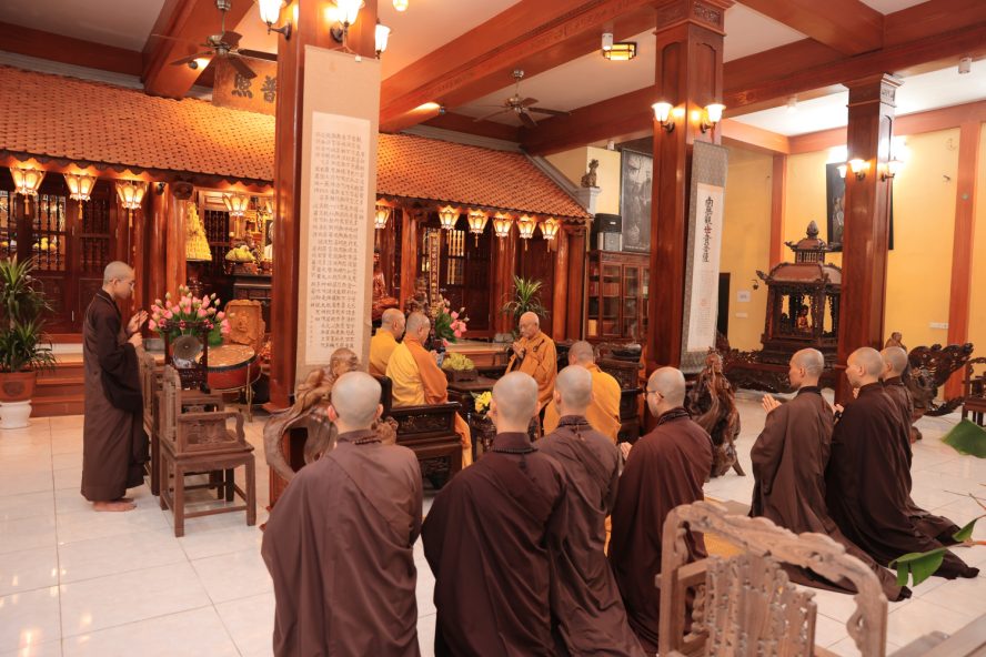 HÒA THƯỢNG TUYÊN LUẬT SƯ THƯỢNG MINH HẠ THÔNG QUANG LÂM THUYẾT GIẢNG TẠI TÙNG LÂM HÒA PHÚC 12 8 7