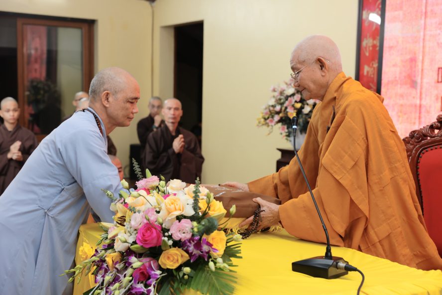 HÒA THƯỢNG TUYÊN LUẬT SƯ THƯỢNG MINH HẠ THÔNG QUANG LÂM THUYẾT GIẢNG TẠI TÙNG LÂM HÒA PHÚC 66 9 5