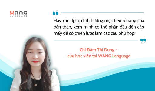 Chị Đàm Thị Dung - cựu học viên đạt TOPIK 4 chỉ sau hơn 2 tháng ôn luyện tại WANG Language.
