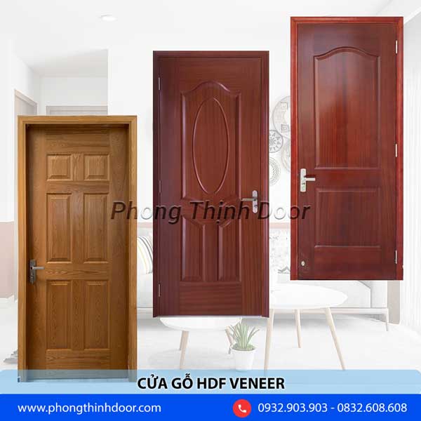 Cửa gỗ công nghiệp HDF Veneer