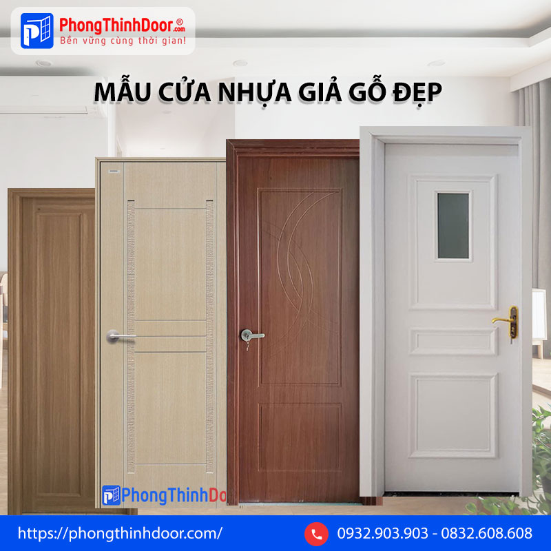 mẫu cửa nhựa đẹp