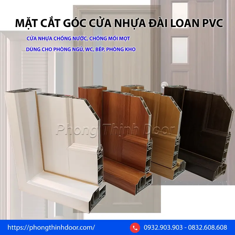 cấu tạo cửa nhựa đài loan