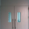 Cửa chống cháy đôi + ô fix