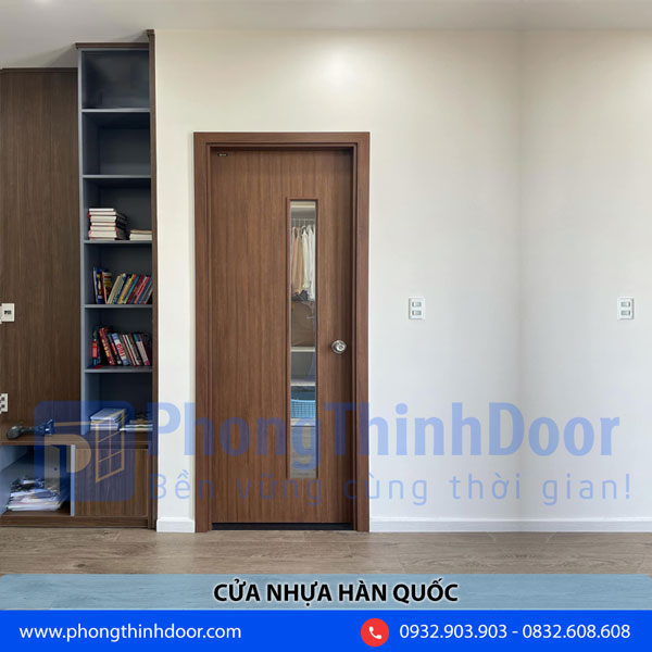 cửa nhựa abs có ô kính