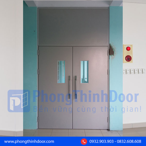 cửa thép chống cháy ô fix