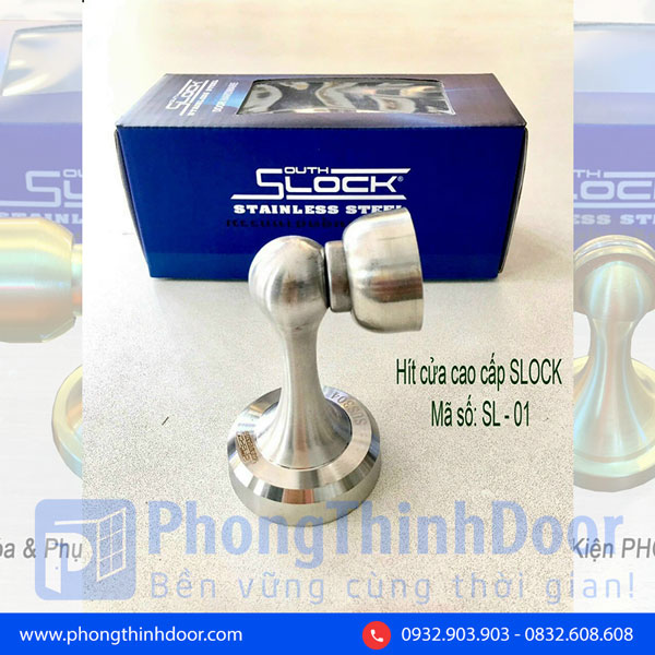 cục hít cửa inox